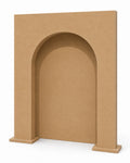 3D Square Edge Arch Backdrop with Backing