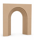 3D Levelled Arch Rectangle Backdrop