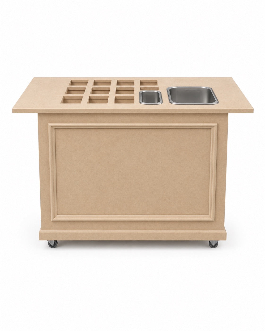 Food cart folding