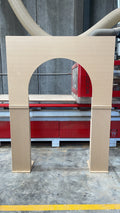 Flat arch with ripple legs