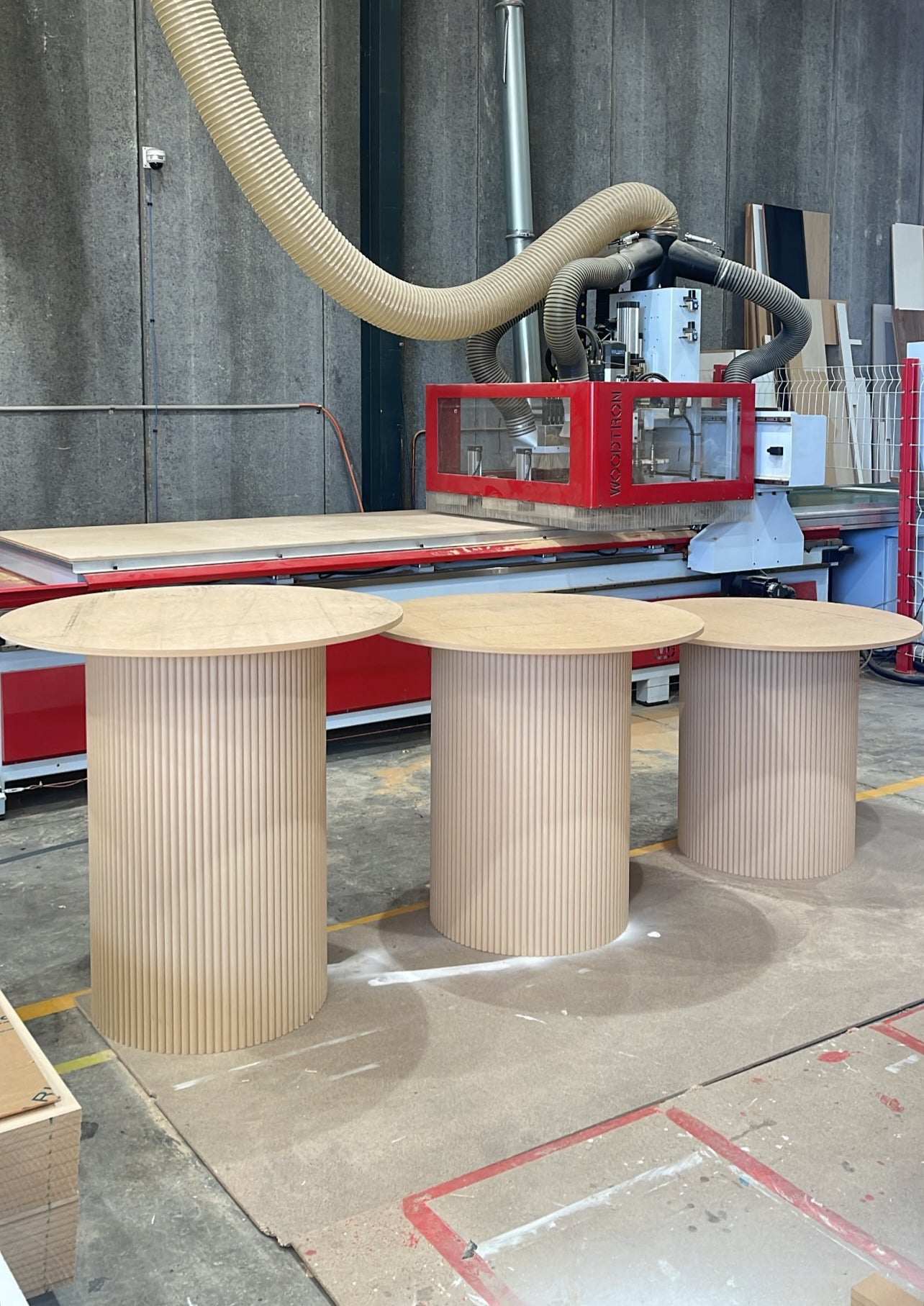 Ribbed Table