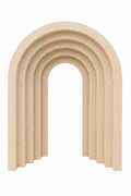 Stepped arch backdrop