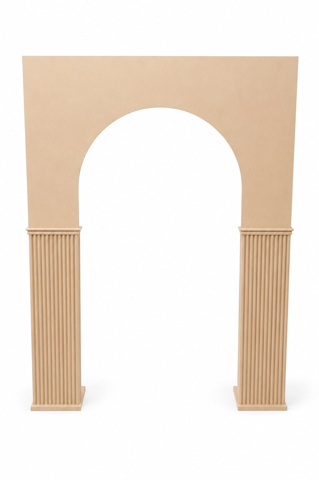 Flat arch with ripple legs
