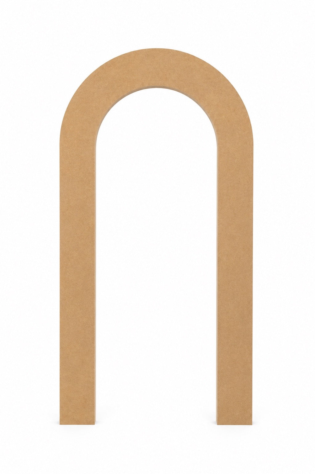 Flat hollow empty arch