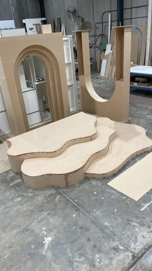 3 Tier Wavey Platform