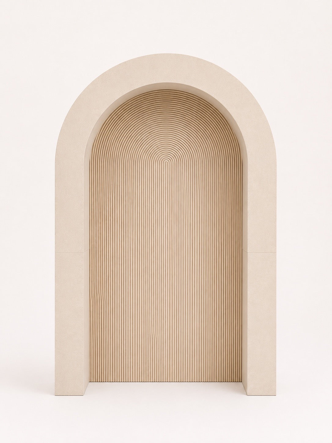 3D Arch with Ripple back