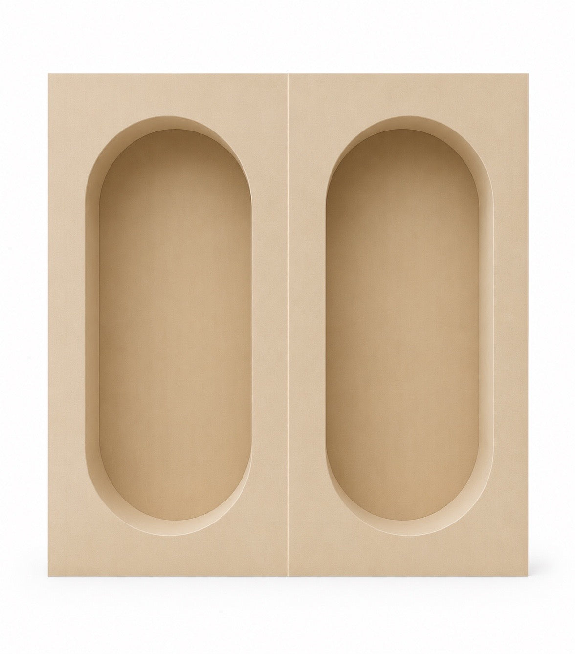 3D Oval backdrop