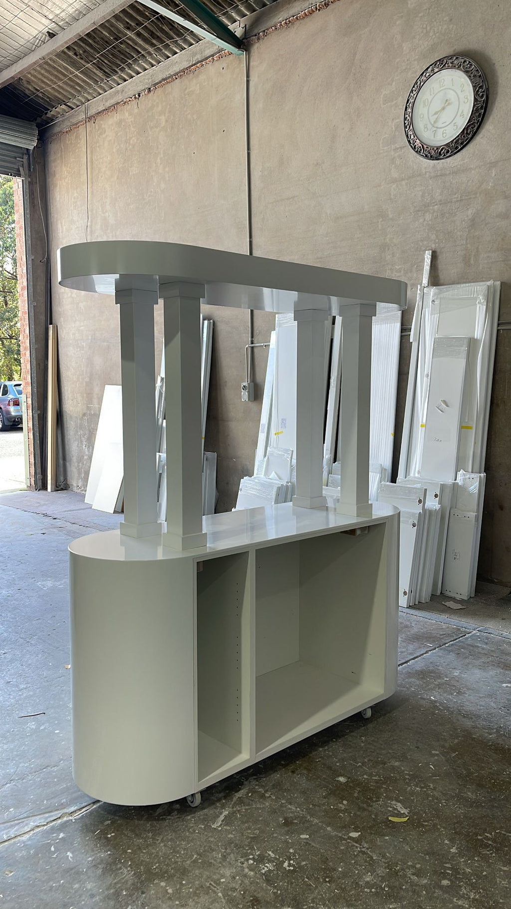 Curved Cart with Canopy