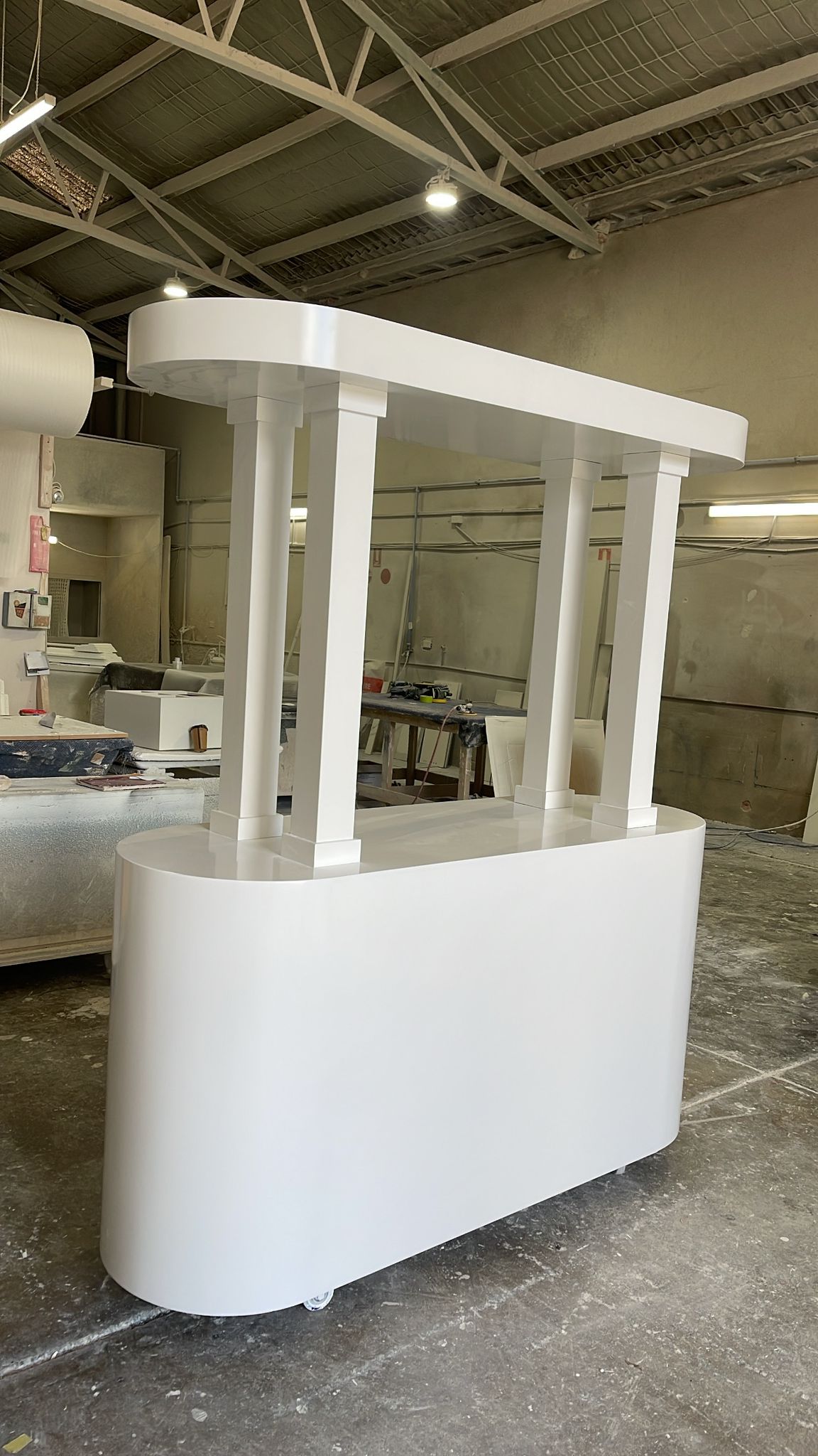 Curved Cart with Canopy