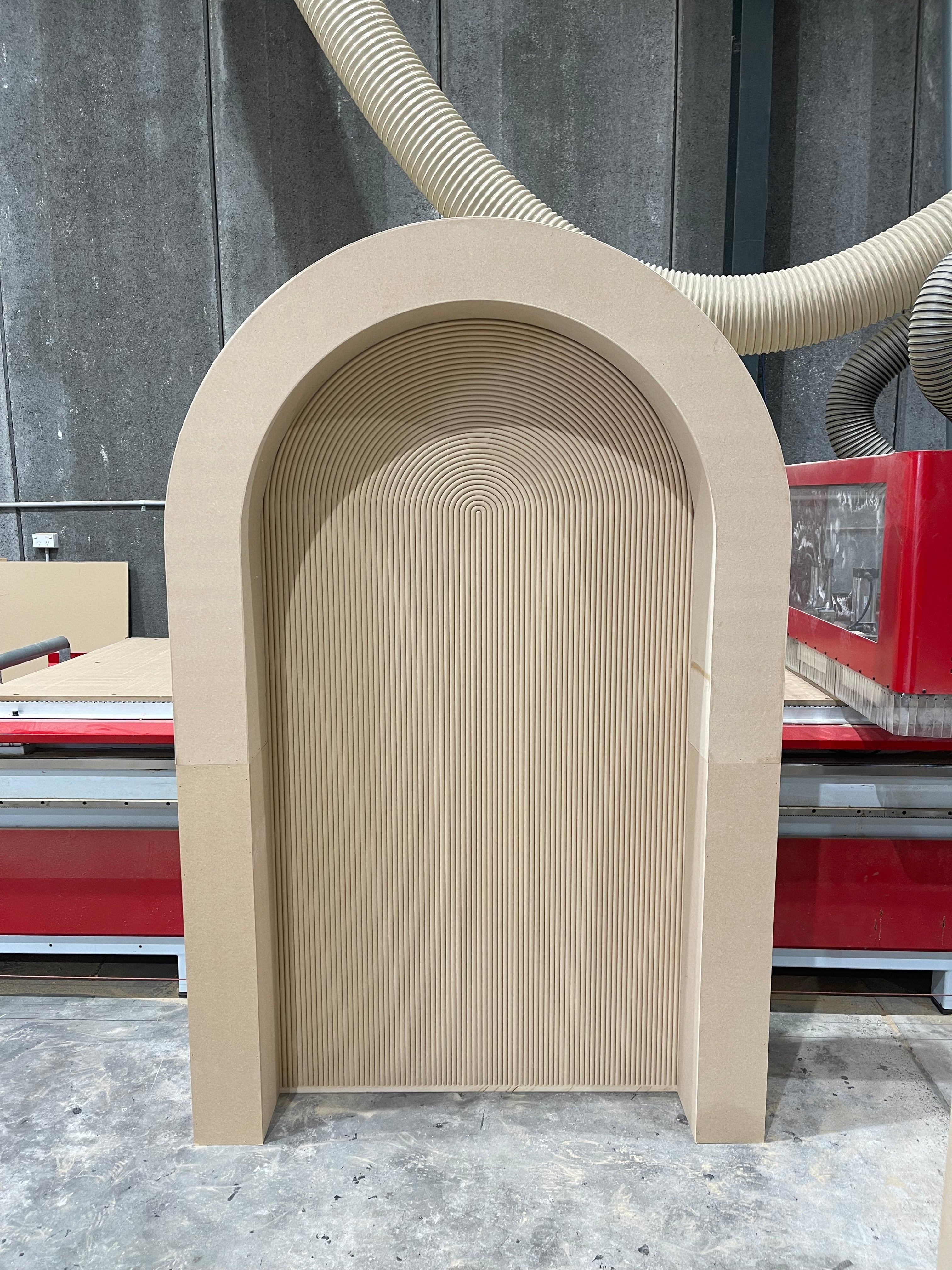 3D Arch with Ripple back